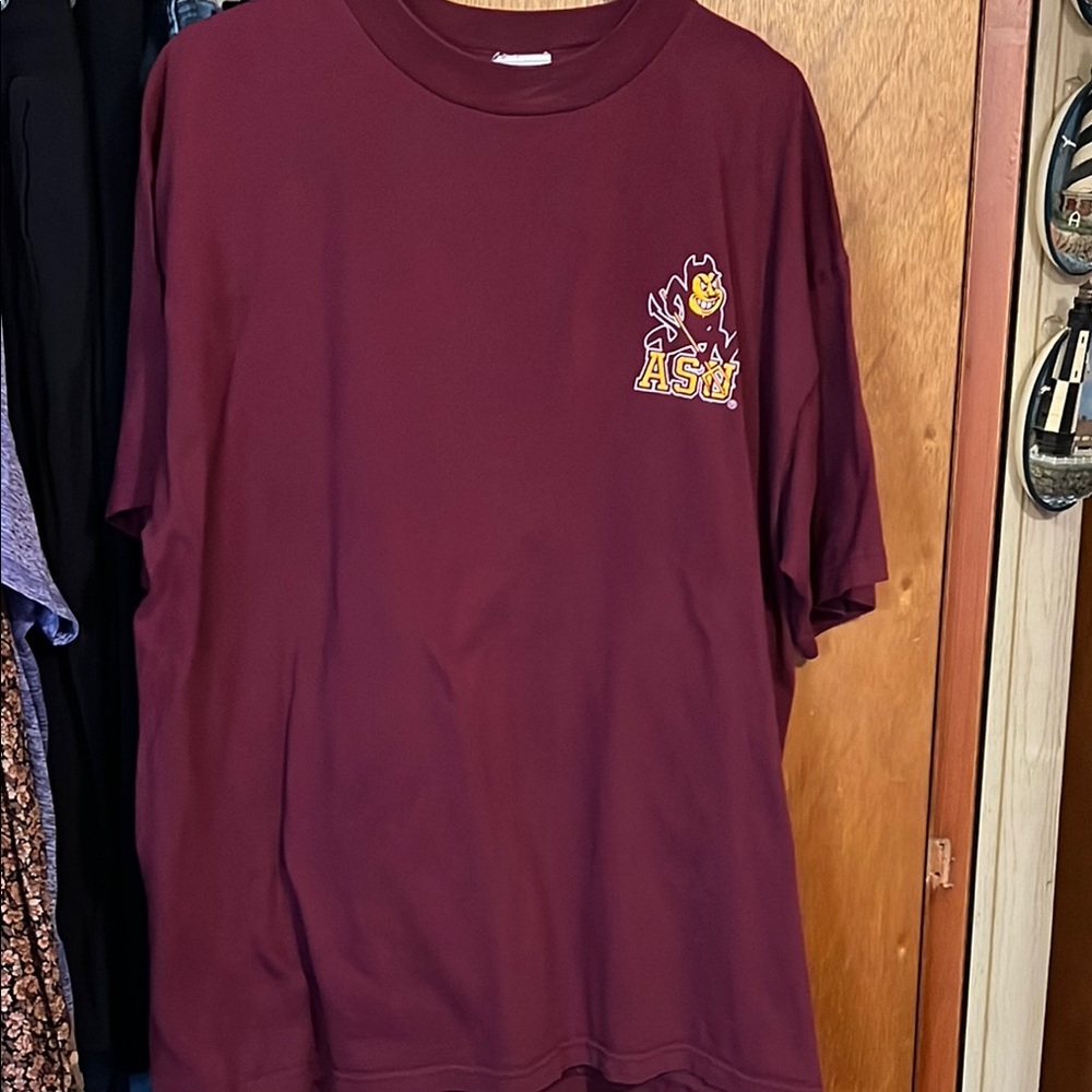 TLC Red Short Sleeve Tees Casual Cotton